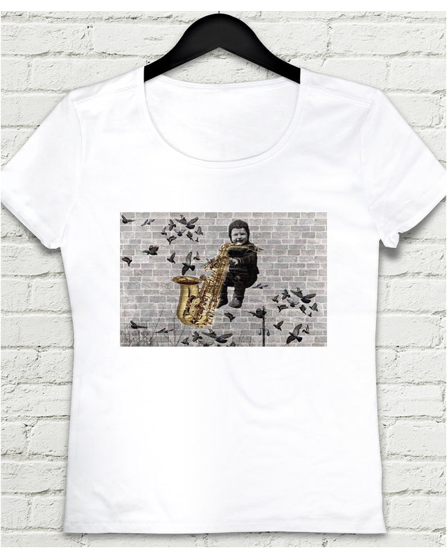 Sokakta sanat var! Kadın tshirt - basmatik.com