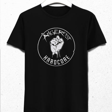 Kaos Angeriest Hardcore tişört - basmatik.com