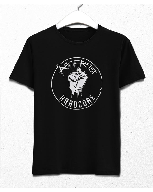 Kaos Angeriest Hardcore tişört - basmatik.com