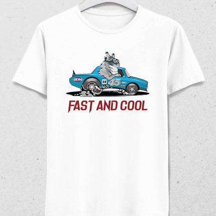 Fast And Cool Erkek Tişört - basmatik.com