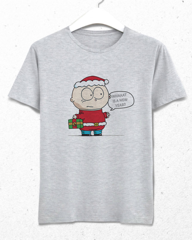 Kid santa beyaz Unisex tişört