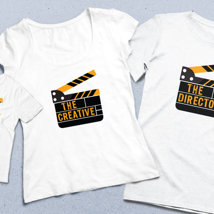 Klaket Anne baba çocuk tişört seti - basmatik.com