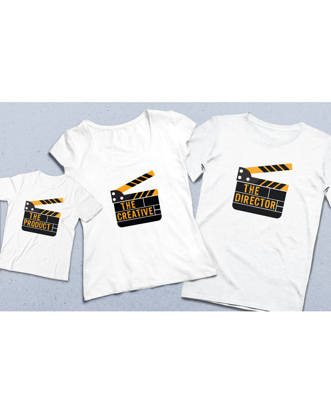 Klaket Anne baba çocuk tişört seti - basmatik.com