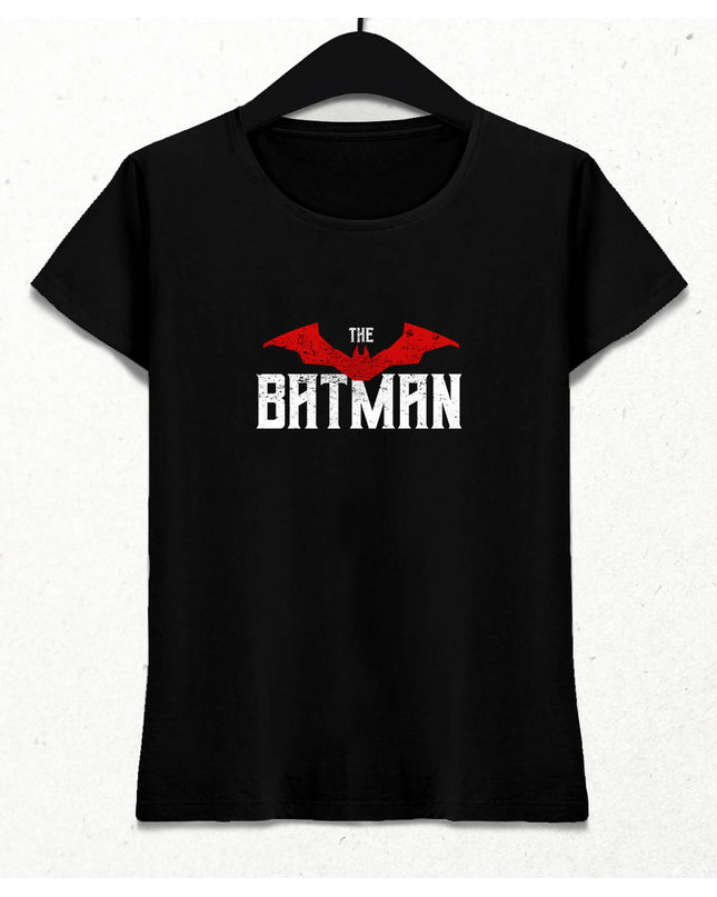 The Batman - Kadın Siyah Tişört - basmatik.com