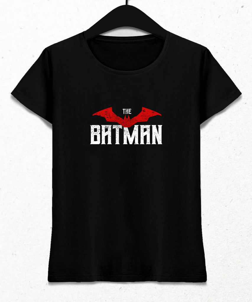 The Batman - Kadın Siyah Tişört - basmatik.com
