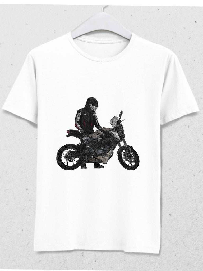 Motosiklet | HONDA CB125R Tasarım Tişört - basmatik.com