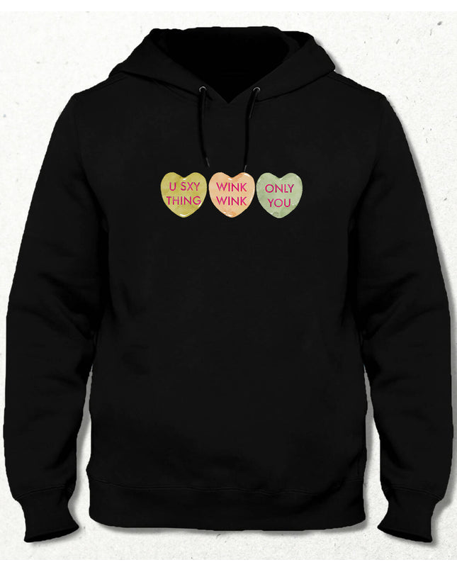 Valentine's VI, Kalpli Slogan Sweatshirt
