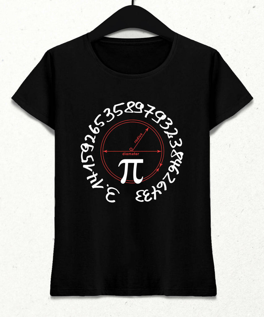 Pi Day Women's Black T-Shirt