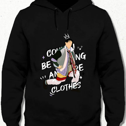 Friends Joey Tribbiani Could I be Wearing Anymore Clothes Siyah Swetshirt - basmatik.com