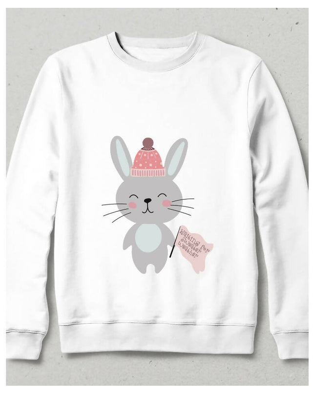 Waiting for Sweater Weather Bunny Sweatshirt