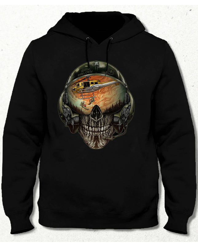 Skull Pilot Hooded Sweatshirt