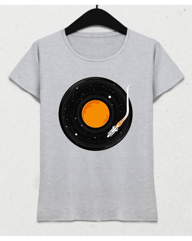 Space Record Kadın Tişört