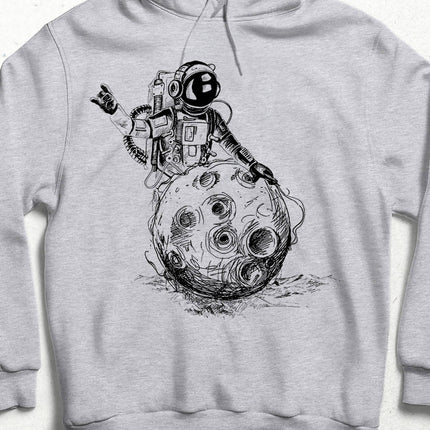 Astronaut Dancing Kapüşonlu Sweatshirt - basmatik.com