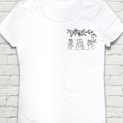 La Familia Beyaz Tişört - basmatik.com