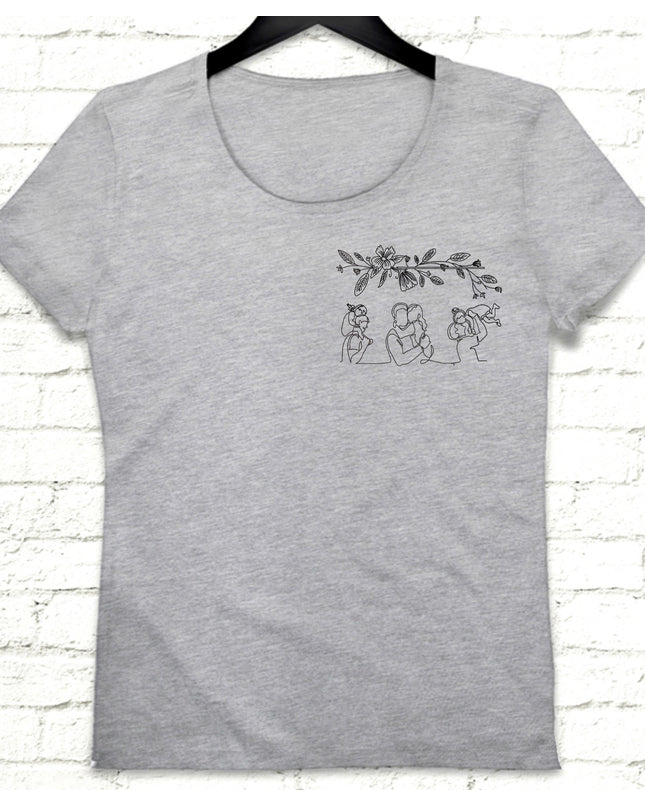 La Familia Gri Tişört - basmatik.com