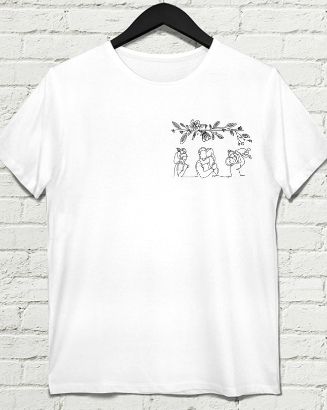 La Familia Beyaz Tişört - basmatik.com