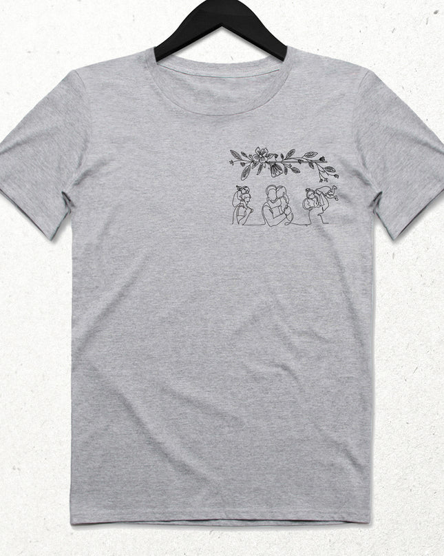 La Familia Gri Tişört - basmatik.com