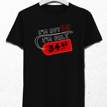 Label doğum günü siyah tişört - basmatik.com