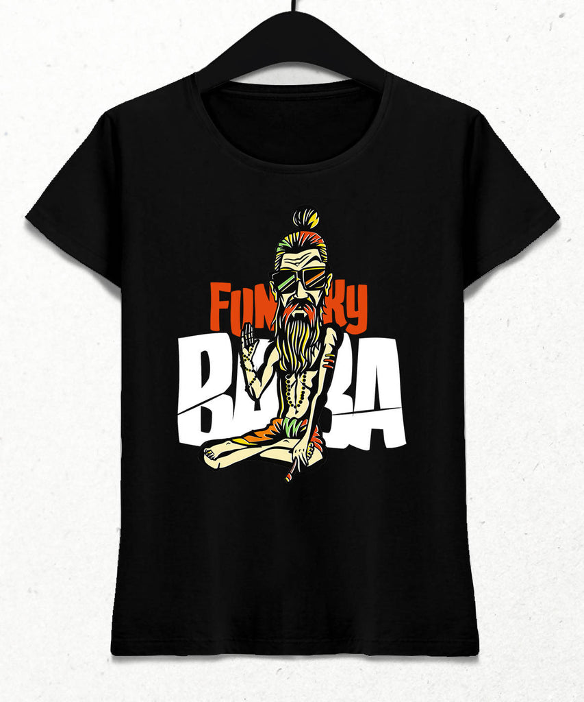 Funky Dad Women's Black T-Shirt