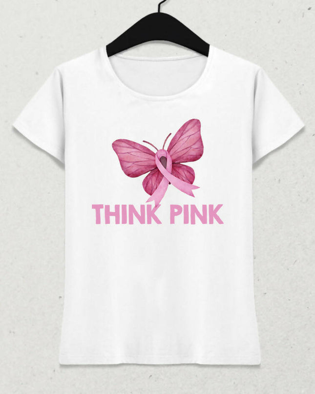 Think Pink v1 Kadın Tişört