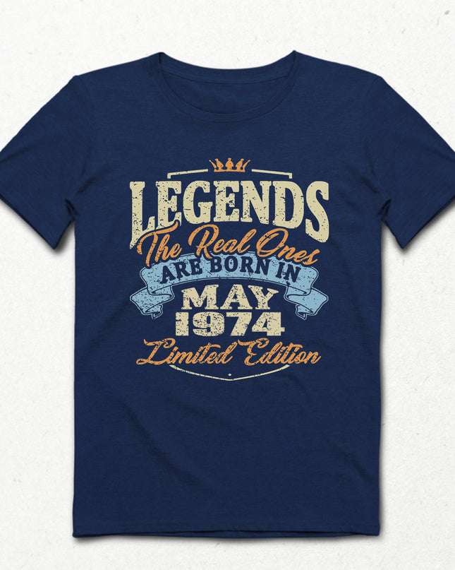 Limited Edition indigo doğum günü tişört - basmatik.com