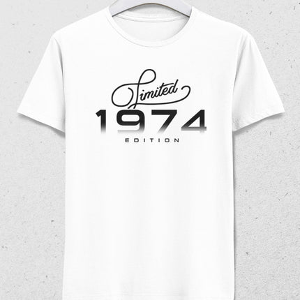 Limited doğum günü beyaz tişört - basmatik.com