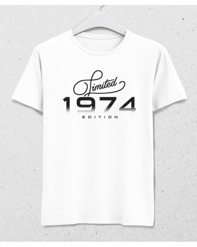 Limited doğum günü beyaz tişört - basmatik.com