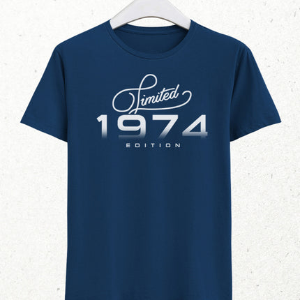 Limited doğum günü indigo tişört - basmatik.com