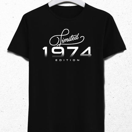 Limited doğum günü siyah tişört - basmatik.com