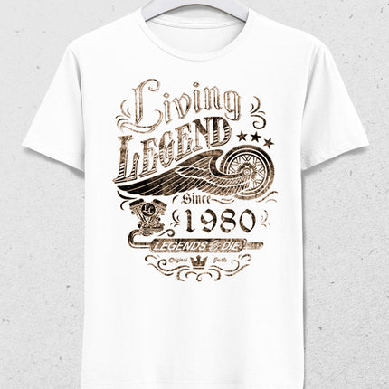 Living doğum günü beyaz tişört - basmatik.com