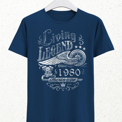 Living doğum günü indigo tişört - basmatik.com