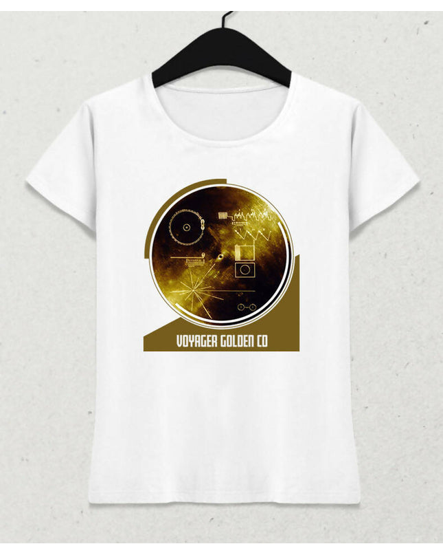 Voyager Golden CD Kadın Tişört - basmatik.com