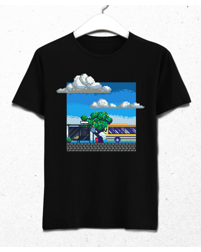 Pixel Bus Stop Erkek Tişört