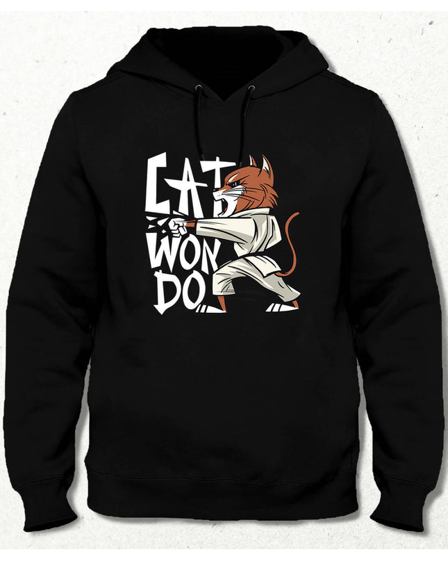 Cat Taekwondo Hooded Sweatshirt