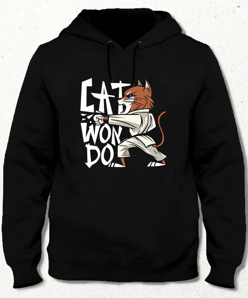 Cat Taekwondo Hooded Sweatshirt