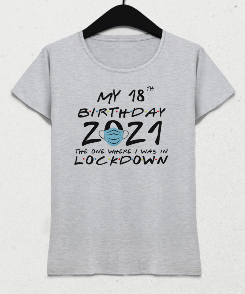 My 18 doğum günü tişört - basmatik.com