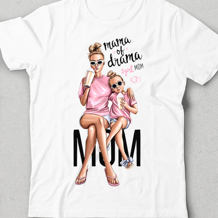 Mama of drama anneler günü tişört - basmatik.com