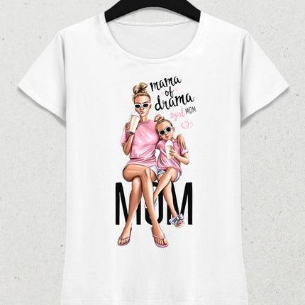 Mama of drama anneler günü tişört - basmatik.com