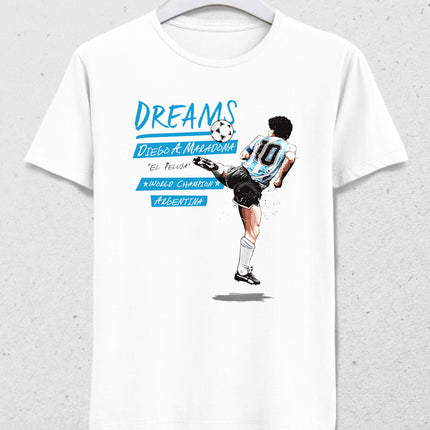 Dreams Maradona erkek tişört - basmatik.com