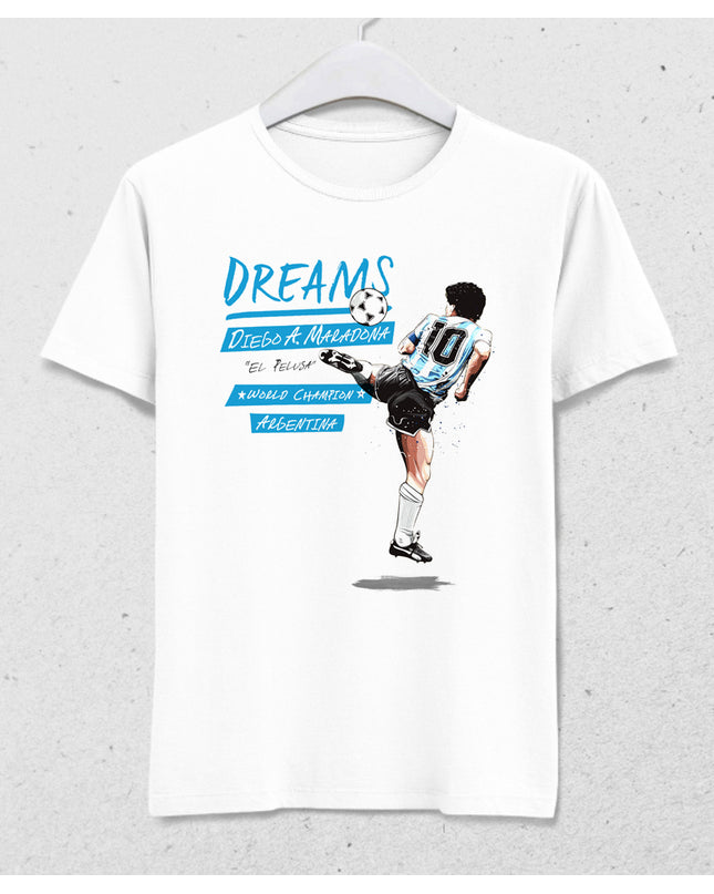 Dreams Maradona erkek tişört - basmatik.com