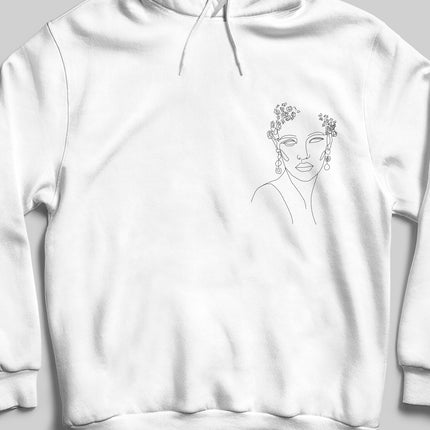 Mirada İnfinita Beyaz Kapşonlu - basmatik.com