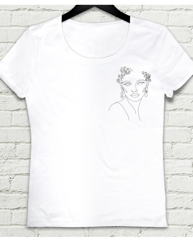 Mirada İnfinita  Beyaz Tişört - basmatik.com