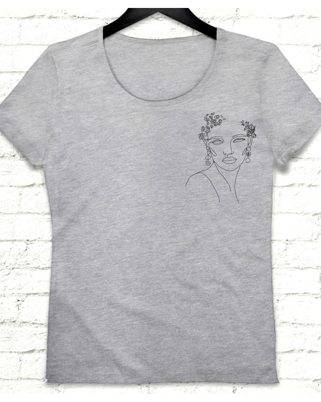 Mirada İnfinita Gri Tişört - basmatik.com