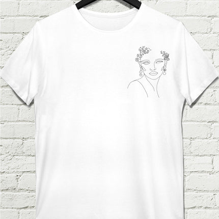 Mirada İnfinita  Beyaz Tişört - basmatik.com