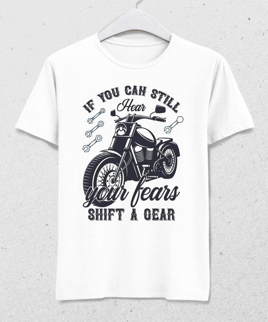If you can - Motorcycle  tişört