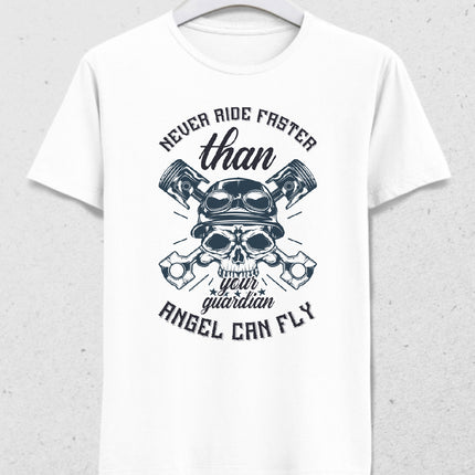 Never ride faster - Motorcycle t-shirt