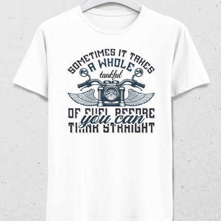 You can - Motorcycle t-shirt