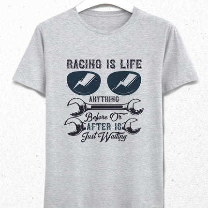 Racing is life - Motorcycle tişört - basmatik.com