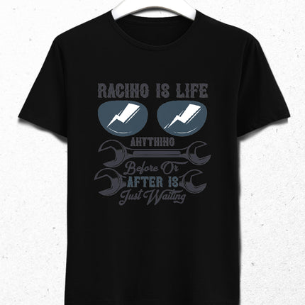Racing is life - Motorcycle tişört - basmatik.com