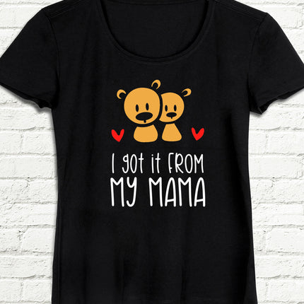 My mama siyah tişört - basmatik.com